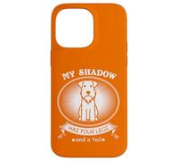 Carcasa para iPhone 14 Pro MAX Miniature Schnauzer My Dog is My Shadow Funny Pet Dog Lover