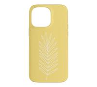 Carcasa para iPhone 14 Pro MAX Minimalista Hoja De Palma Línea Arte Estética Botánica