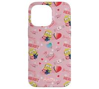 Carcasa para iPhone 14 Pro MAX Minions Big Heart All Over Print