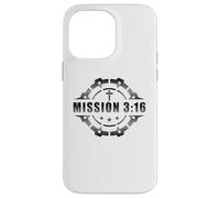 Carcasa para iPhone 14 Pro MAX Mission 3:16 - Christian Faith Church Ministry Soldier