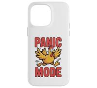 Carcasa para iPhone 14 Pro MAX Modo de pánico Pollo Divertido Caos Humor