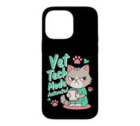 Carcasa para iPhone 14 Pro MAX Modo Vet Tech Activado Funny Cat Veterinary