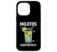 Carcasa para iPhone 14 Pro MAX Mojitos Made Me Do It Cóctel Lima Mentas