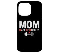 Carcasa para iPhone 14 Pro MAX Mom Made of Muscles Strong Emotional Phrase Mama