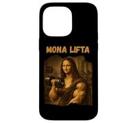Carcasa para iPhone 14 Pro MAX Mona Lifta Muscle Mona Lisa Lifting Weights Bodybuilding Gym