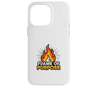 Carcasa para iPhone 14 Pro MAX Motivación impulsada por un propósito Diseño de mentalidad de energía de Fuego