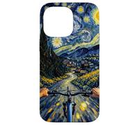 Carcasa para iPhone 14 Pro MAX MTB Mountain-Bike Vangogh-Art-Style Bici montaña Bicicleta