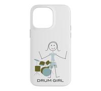 Carcasa para iPhone 14 Pro MAX Mujeres Divertidas Bateristas, Chicas músicas Bateristas