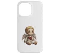 Carcasa para iPhone 14 Pro MAX Muñeca Ángel Roto con Corazón