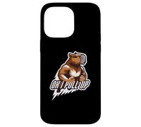 Carcasa para iPhone 14 Pro MAX Muscular Capibara Gym Rat Ok I Pull Up Divertido Entrenamiento