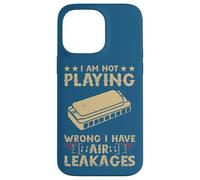 Carcasa para iPhone 14 Pro MAX Música I Am Not Playing Wrong I Have Air Leakages Armónica