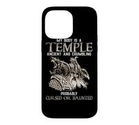 Carcasa para iPhone 14 Pro MAX My Body Is A Temple Ancient Crumbling Probably Cursed