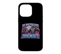 Carcasa para iPhone 14 Pro MAX My Doctor Said I'm Morbidly A Beast Funny Werewolf Meme