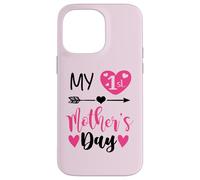 Carcasa para iPhone 14 Pro MAX My First Mothers Day Outfit Mommy 1st Time Mom Happy Mother