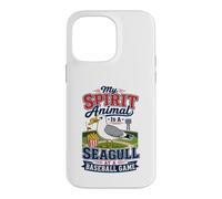Carcasa para iPhone 14 Pro MAX My Spirit Animal Is A Seagull At A Baseball Game