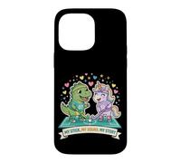 Carcasa para iPhone 14 Pro MAX My Stick My Squad My Story Hockey sobre césped Unicorn Dino