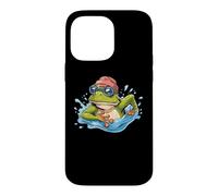 Carcasa para iPhone 14 Pro MAX Nadador Agua Piscina Buceo Anfibio Salto Natación Rana