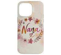 Carcasa para iPhone 14 Pro MAX Nana Floral Heart Flower Cottagecore Cute Grandma