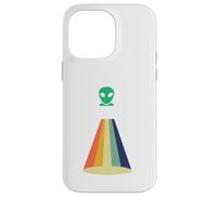 Carcasa para iPhone 14 Pro MAX Nave Espacial OVNI secuestro alienígena, Divertido área Retro 51 UAP ET Regalo