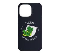 Carcasa para iPhone 14 Pro MAX Need More Sleep Funny Tired Dragon Pijama Humor