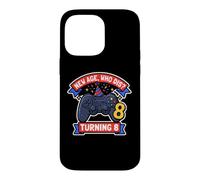Carcasa para iPhone 14 Pro MAX New Boys Age Who Cumple 8 años, Divertido Jugador de 8 años