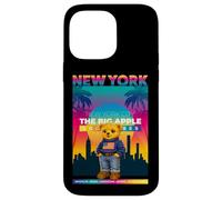 Carcasa para iPhone 14 Pro MAX New York City NY Teddy Bear - Urban Bear with American Style