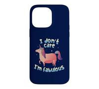 Carcasa para iPhone 14 Pro MAX No me Importa, Soy Fabuloso, Unicornio Rosa, Divertido, Confianza, TFS