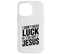 Carcasa para iPhone 14 Pro MAX No Necesito Suerte Tengo a Jesús