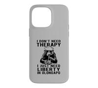 Carcasa para iPhone 14 Pro MAX No Necesito Terapia, Solo Necesito Libertad en Olongapo Design