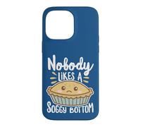 Carcasa para iPhone 14 Pro MAX Nobody Likes A Soggy Bottom British Baking Texto Blanco