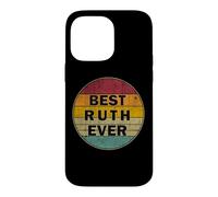 Carcasa para iPhone 14 Pro MAX Nombre Personalizado Ruth I Love Ruth Retro Vintage Style