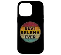Carcasa para iPhone 14 Pro MAX Nombre Personalizado Selena I Love Selena Retro Vintage Style