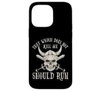 Carcasa para iPhone 14 Pro MAX Nordic Viking: That Which Does Not Kill Me Should Run