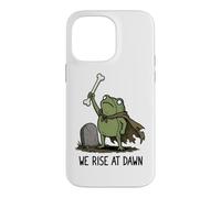 Carcasa para iPhone 14 Pro MAX Nos levantamos al Amanecer Temporada Espeluznante Rana Meme Zombie Halloween
