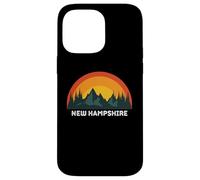 Carcasa para iPhone 14 Pro MAX Nuevo Hampshire Vintage Sunset 80s Retro Summer State USA