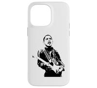 Carcasa para iPhone 14 Pro MAX Obama Rock Guitar Demócrata Barack Obama Presidente Estadounidense