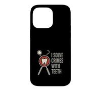 Carcasa para iPhone 14 Pro MAX Odontólogo forense Investigador Dental Laboratorio de Crimen Regalo