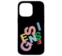 Carcasa para iPhone 14 Pro MAX Oficial Genesis Colored Logo 3D