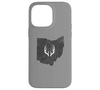 Carcasa para iPhone 14 Pro MAX Ohio OH Deer Hunting Shed Antlers Design