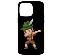 Carcasa para iPhone 14 Pro MAX Oktoberfest Dabbing Girl Lederhosen Beer Dirndl bávaro