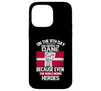 Carcasa para iPhone 14 Pro MAX On The Eighth Day God Created The Dane Pride Heroes