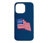 Carcasa para iPhone 14 Pro MAX Ondeando la Bandera de Betsy Ross 250