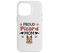 Carcasa para iPhone 14 Pro MAX Orgullosa Madre De Picard, Perro Pastor Picardo