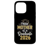 Carcasa para iPhone 14 Pro MAX Orgullosa Madre de una Clase 2026 Graduate Senior Graduate 26