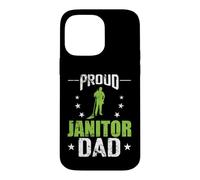 Carcasa para iPhone 14 Pro MAX Orgulloso Conserje papá Limpiador custodio
