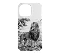 Carcasa para iPhone 14 Pro MAX Orgulloso león en Naturaleza