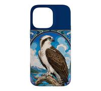 Carcasa para iPhone 14 Pro MAX Osprey Art Nouveau - Diseño de Ave rapaz