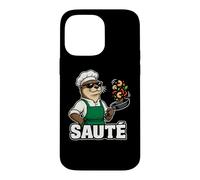 Carcasa para iPhone 14 Pro MAX Otter Chef Salteado Cocinando Gráfico Animal