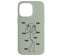 Carcasa para iPhone 14 Pro MAX OW OW Stick Character Figure Humor Chronic Pain Awareness