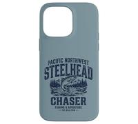 Carcasa para iPhone 14 Pro MAX Pacific Northwest Steelhead Chaser Fishing PNW Trout Angler